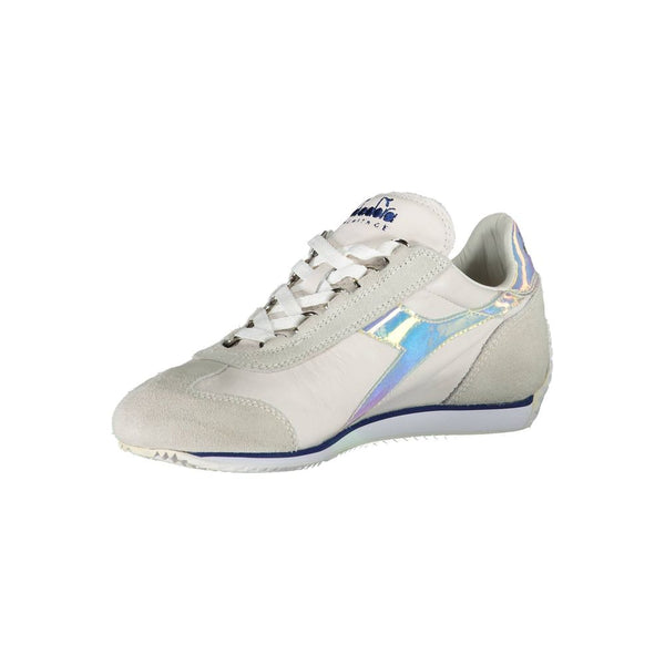 Weißes Leder Damen Sneaker