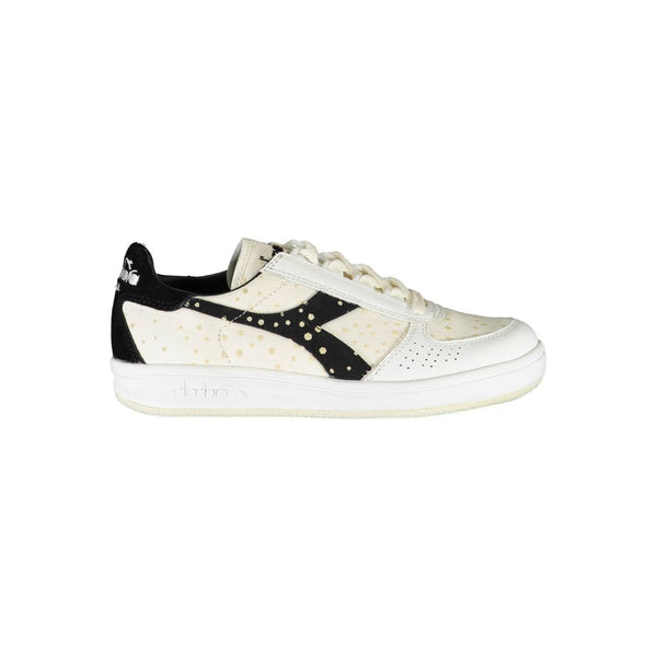 Weißes Leder Damen Sneaker