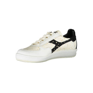 Weißes Leder Damen Sneaker
