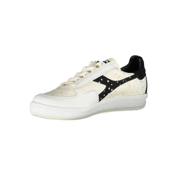 Weißes Leder Damen Sneaker