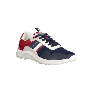 Blauer Polyester Herren Sneaker