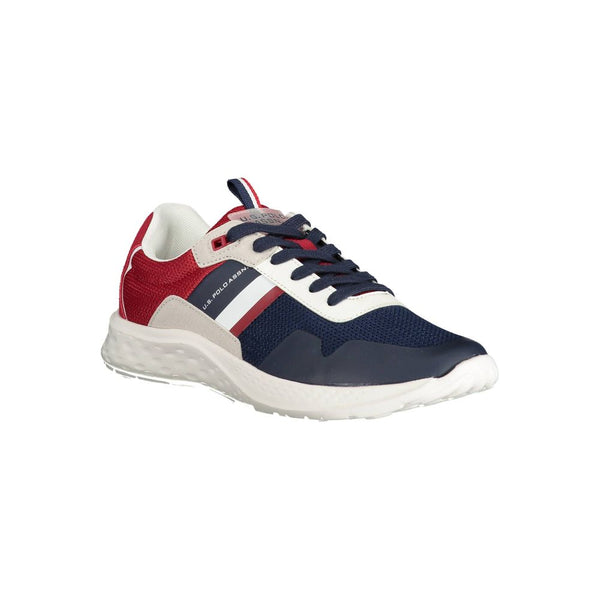 Blauer Polyester Herren Sneaker