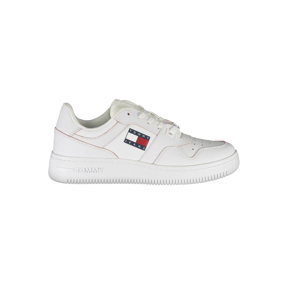 Weißes Leder Damen Sneaker