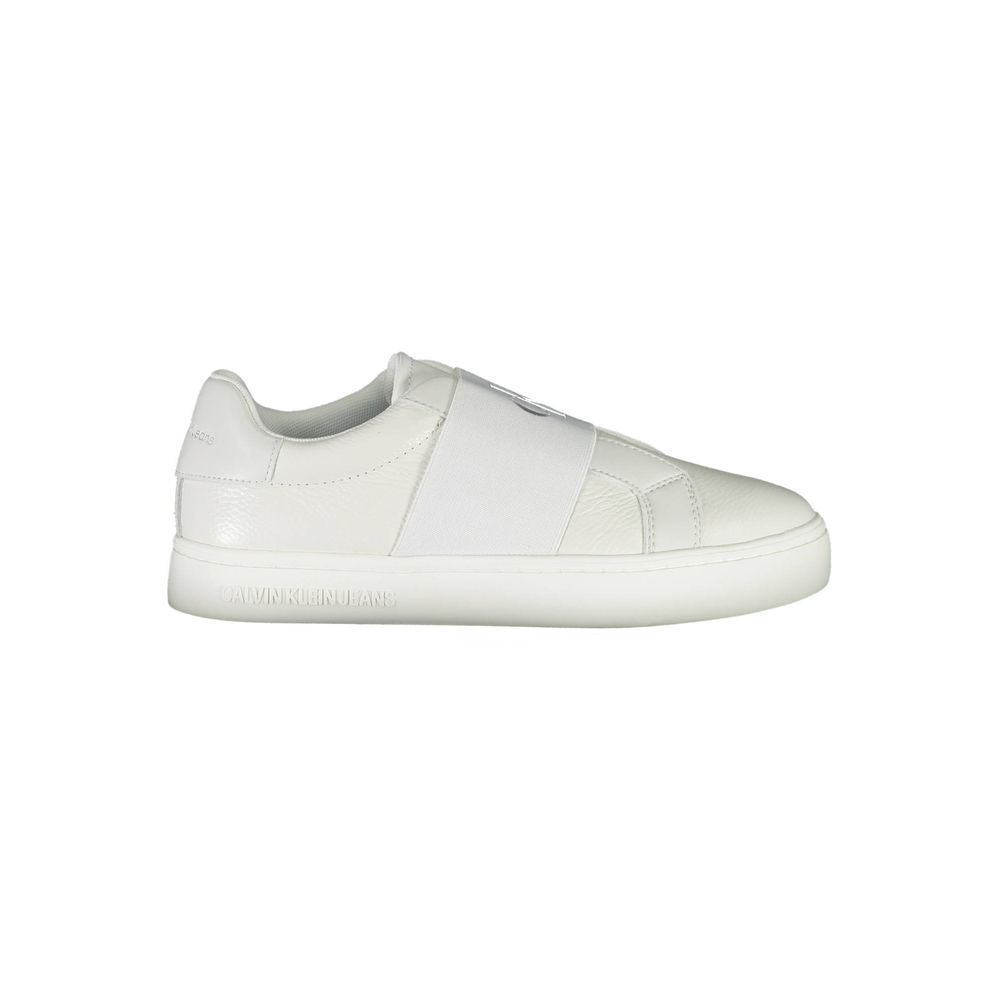 Weißes Leder Damen Sneaker