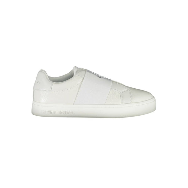 Weißes Leder Damen Sneaker