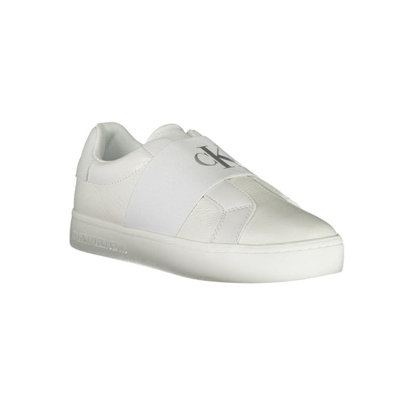Weißes Leder Damen Sneaker