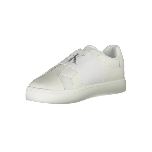 Weißes Leder Damen Sneaker