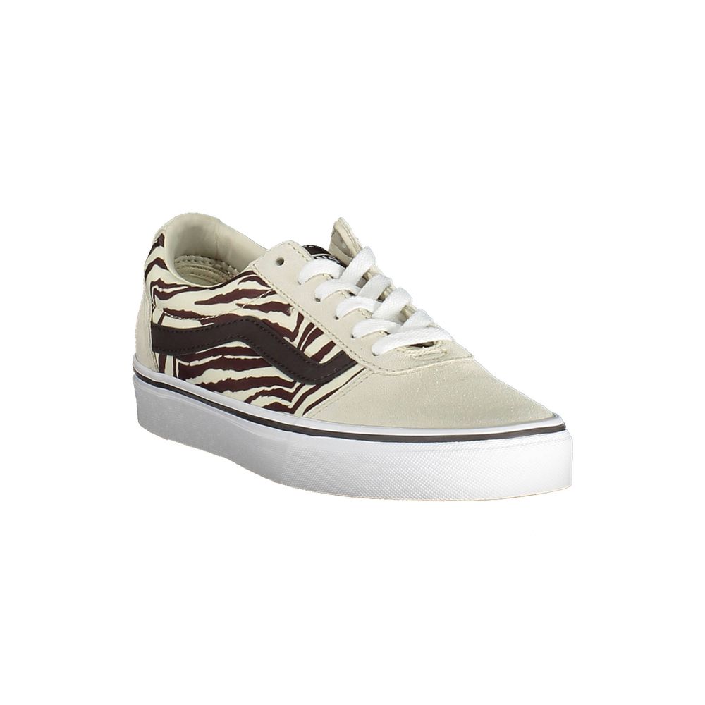 Beige Leder Damen Sneaker