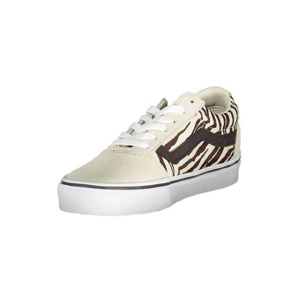 Beige Leder Damen Sneaker