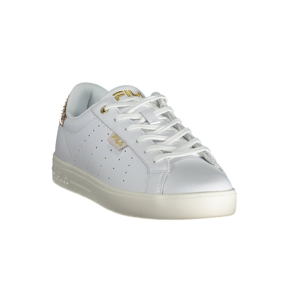 Weißes Leder Damen Sneaker