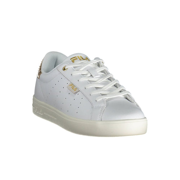Weißes Leder Damen Sneaker