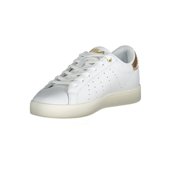 Weißes Leder Damen Sneaker