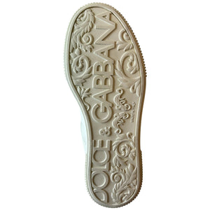 Weiß Miami Leder Low Top Turnschuhe Schuhe