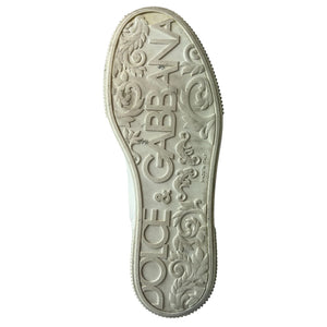 Weiß Miami Leder Low Top Turnschuhe Schuhe