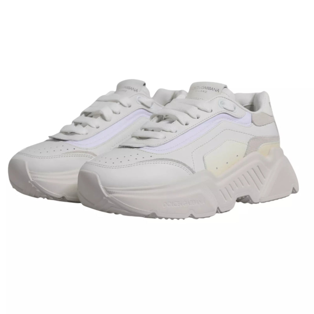 Weiß Daymaster Low Top Herren Turnschuhe Schuhe