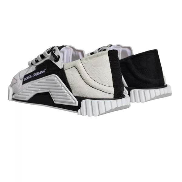 Weiß Schwarz Low Top NS1 Turnschuhe Schuhe