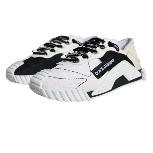 Weiß Schwarz Low Top NS1 Turnschuhe Schuhe