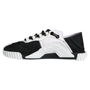 Weiß Schwarz Low Top NS1 Turnschuhe Schuhe