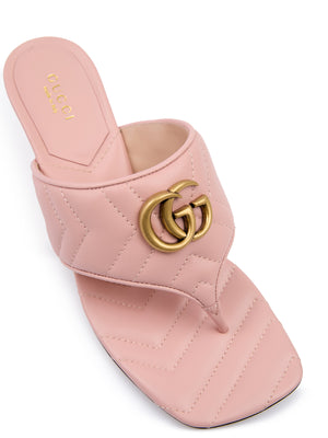 Mystic Pink Charlotte Sandalen aus Nappaleder
