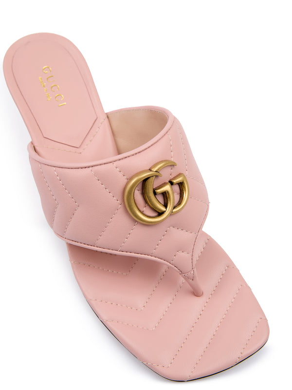 Mystic Pink Charlotte Sandalen aus Nappaleder