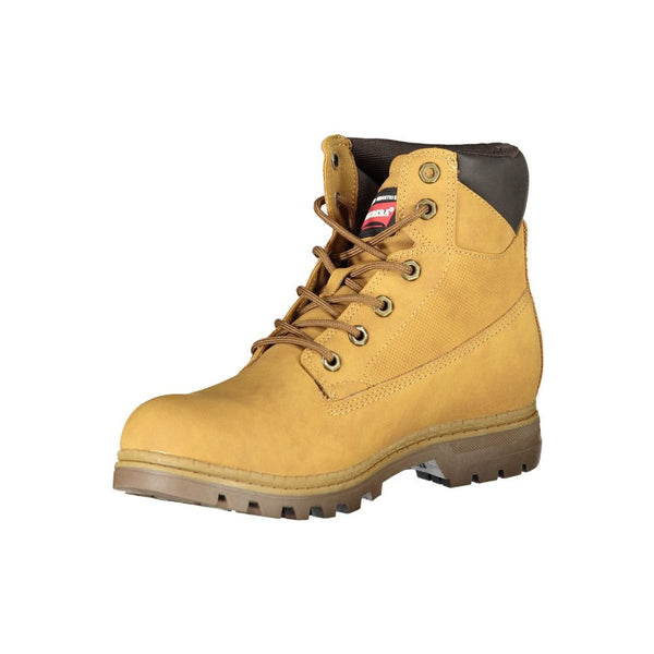 Gelber Polyester Herrenstiefel