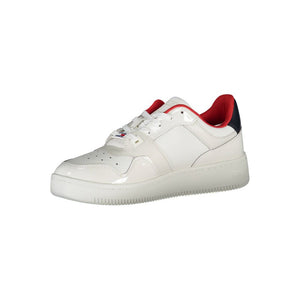 Weißes Leder Damen Sneaker