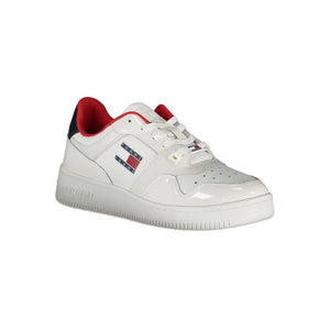 Weißes Leder Damen Sneaker