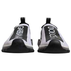Weiß Schwarz Slip On Sorrento Sneakers Schuhe