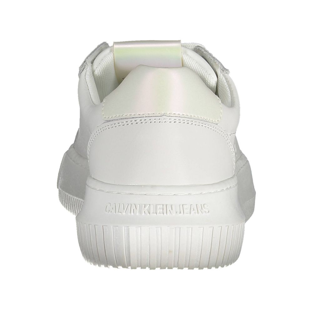 Weißes Leder Damen Sneaker