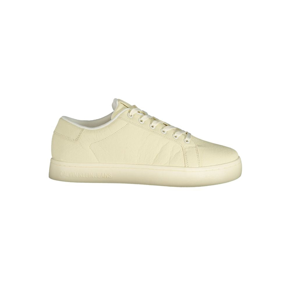 Weiß Polyester Männer Sneaker