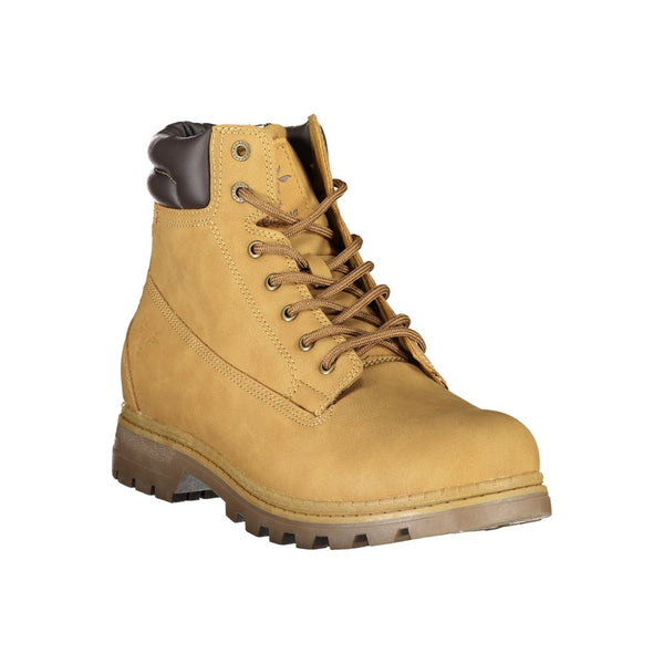 Gelber Polyester Herrenstiefel