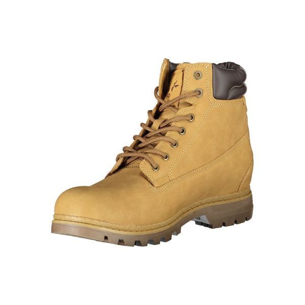 Gelber Polyester Herrenstiefel