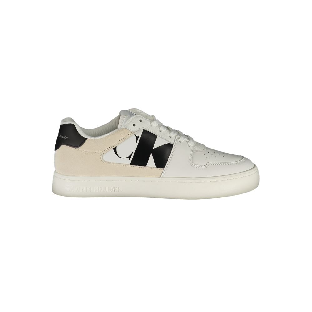 Sneaker aus weißem Polyester
