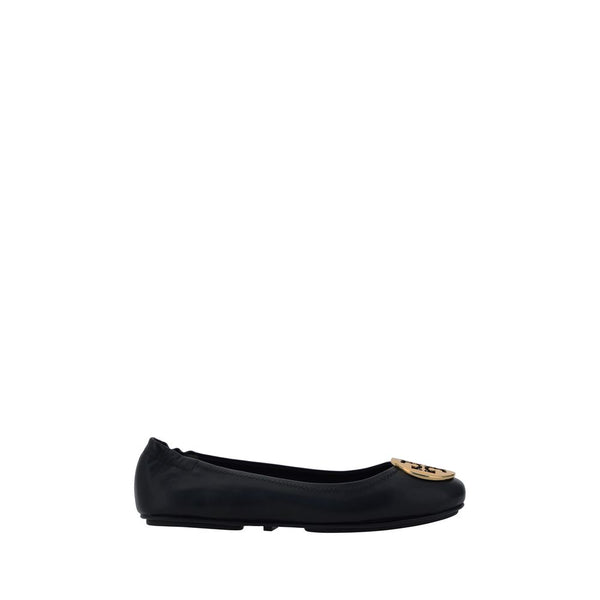 Schwarze Lamm-Ballerinas aus Ovis Aries-Leder