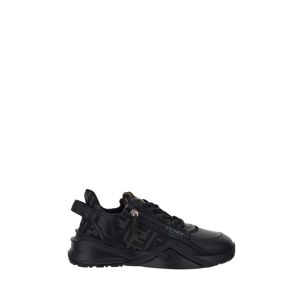 Schwarze Kalbshaut Bos Taurus Sportschuhe