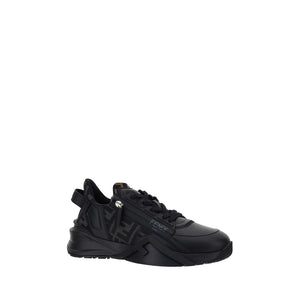 Schwarze Kalbshaut Bos Taurus Sportschuhe