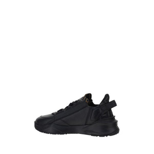 Schwarze Kalbshaut Bos Taurus Sportschuhe