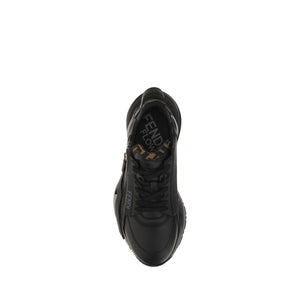 Schwarze Kalbshaut Bos Taurus Sportschuhe