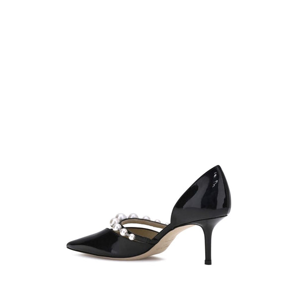Schwarze Kalbshaut Bos Taurus High Heels