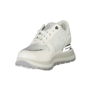 Weißer Polyester Damen Sneaker