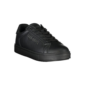 Schwarzer Polyester Sneaker