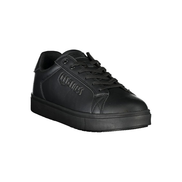 Schwarzer Polyester Sneaker