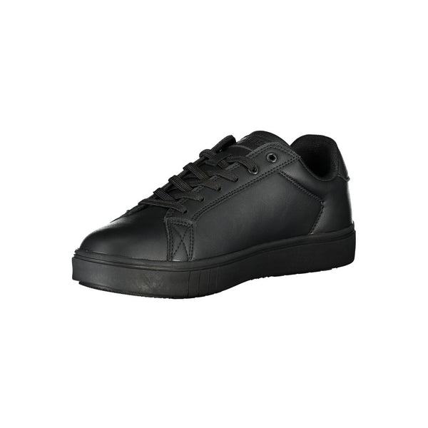 Schwarzer Polyester Sneaker
