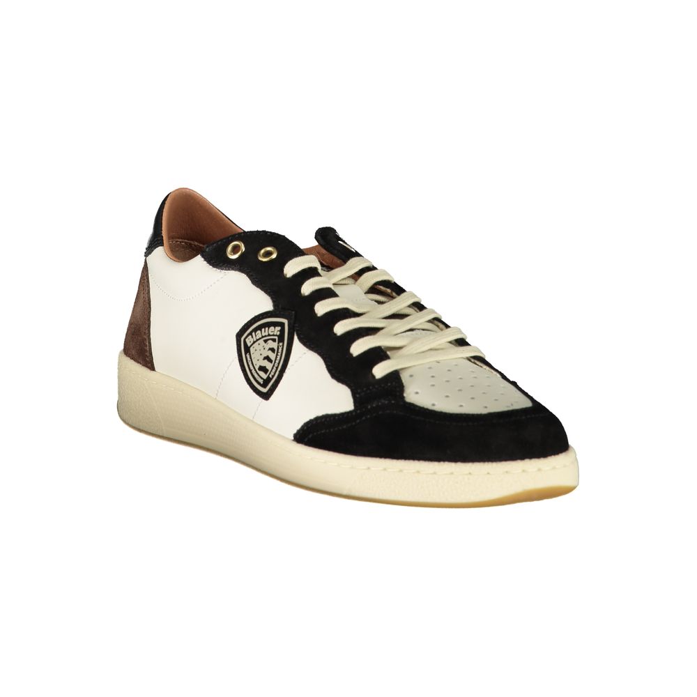 Sneaker aus weißem Polyester