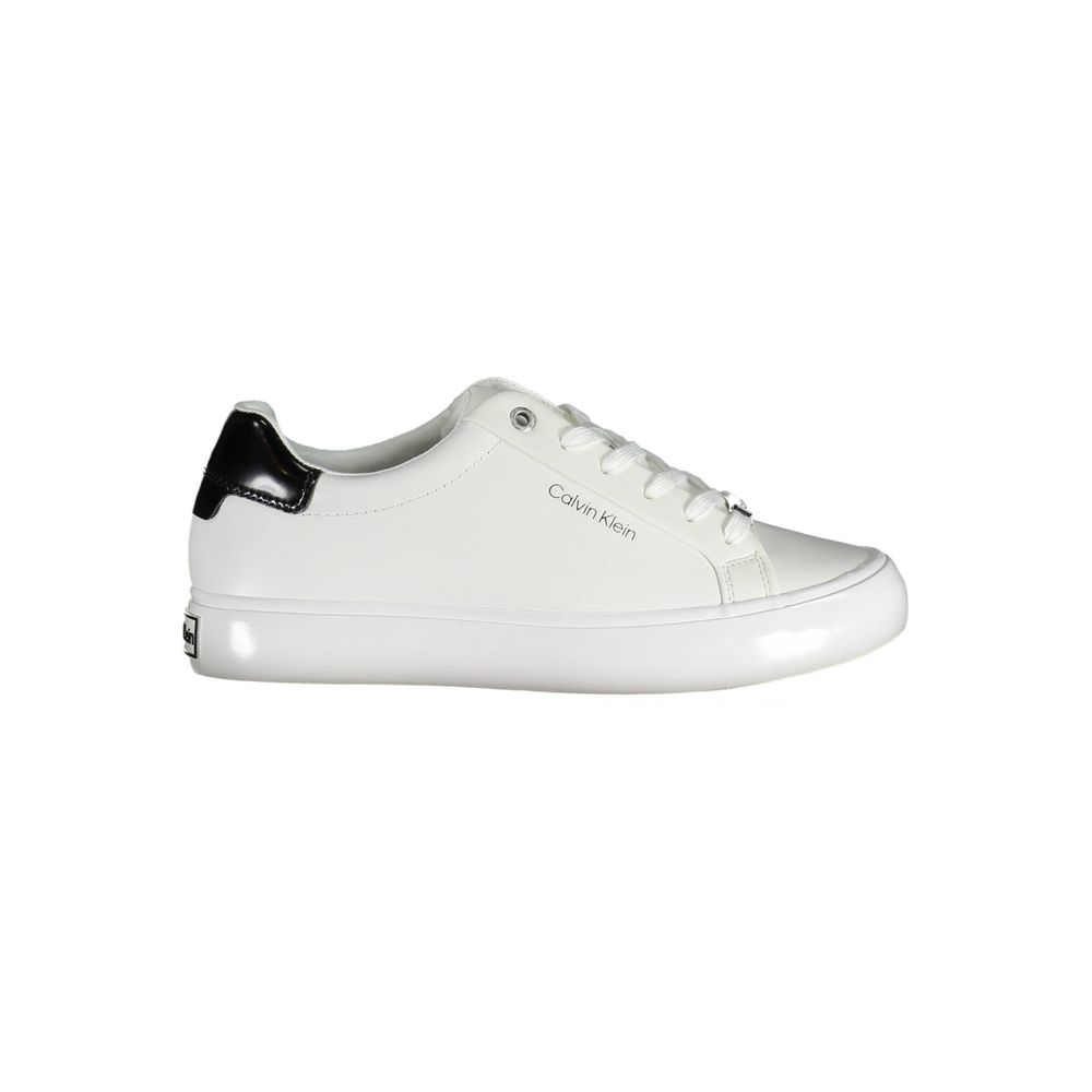 Weißes Leder Damen Sneaker
