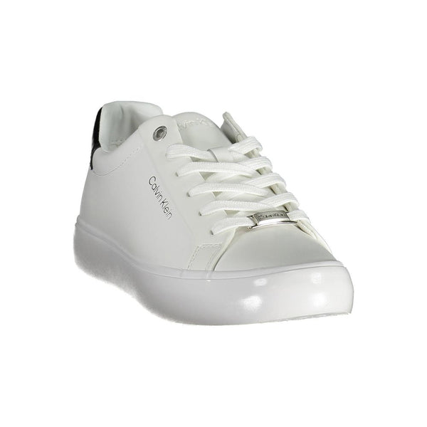 Weißes Leder Damen Sneaker