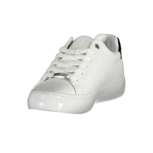 Weißes Leder Damen Sneaker