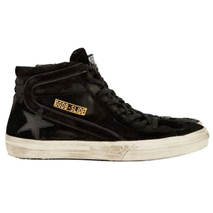 Sneaker aus schwarzem Kalbsleder