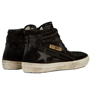 Sneaker aus schwarzem Kalbsleder