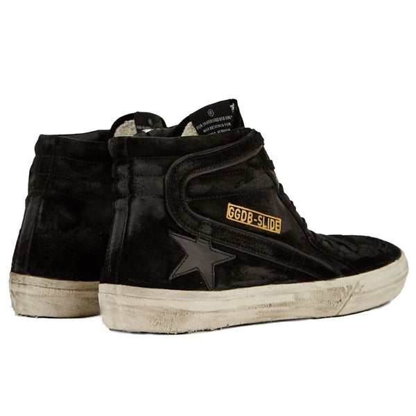 Sneaker aus schwarzem Kalbsleder
